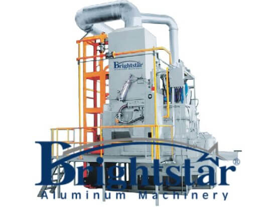 Aluminium continuous centralized melting furnace