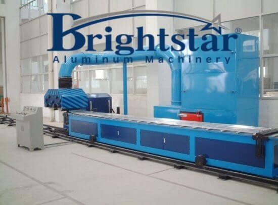 Aluminium profile polishing machine