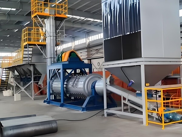 Aluminum dross ball mill and screening machine