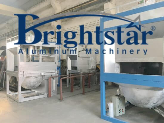 Aluminum dross press machine