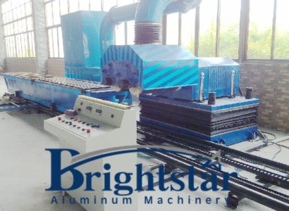 Aluminum extrusion polishing machine