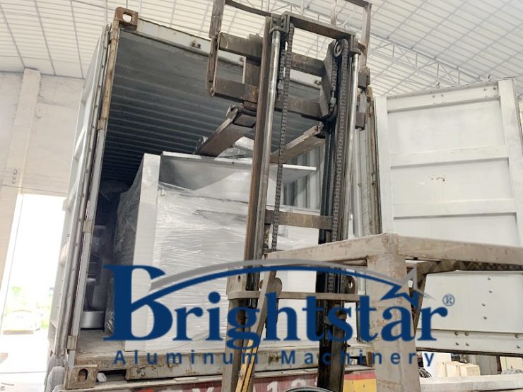 Indonesia customer aluminium dross machine delivery