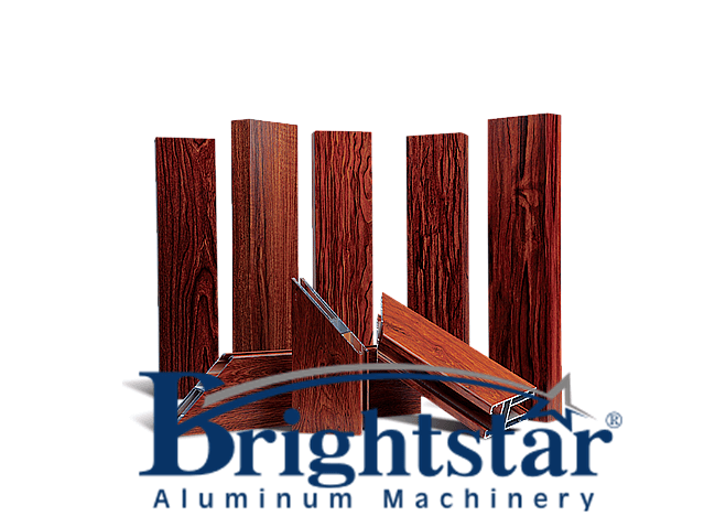 Wood Grain Effect Aluminum Extrusion Profiles