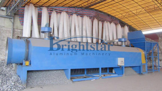 Aluminium scrap rotary kiln machine